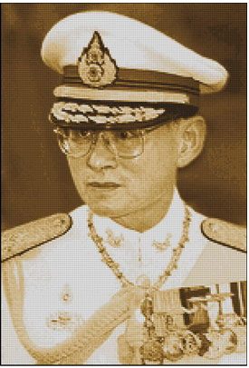 ในหลวงฉลองพระองค์ขาว