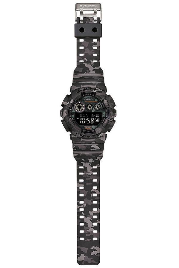 Casio Gents G-Shock Camouflage Limited Edition นาฬิกาข้อมือ สายเรซิ่น รุ่น GD-120CM-8DR - Grey