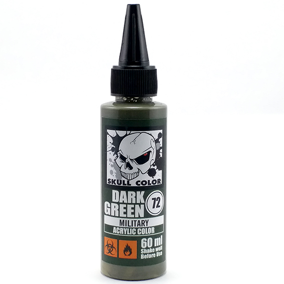 Skull Color 72 Dark Green