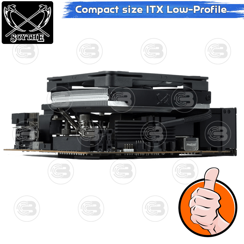 [CoolBlasterThai] SCYTHE BIG SHURIKEN 4 Low-Profile CPU Cooler with 4 Heatpipes (AM5/LGA1851 Ready)