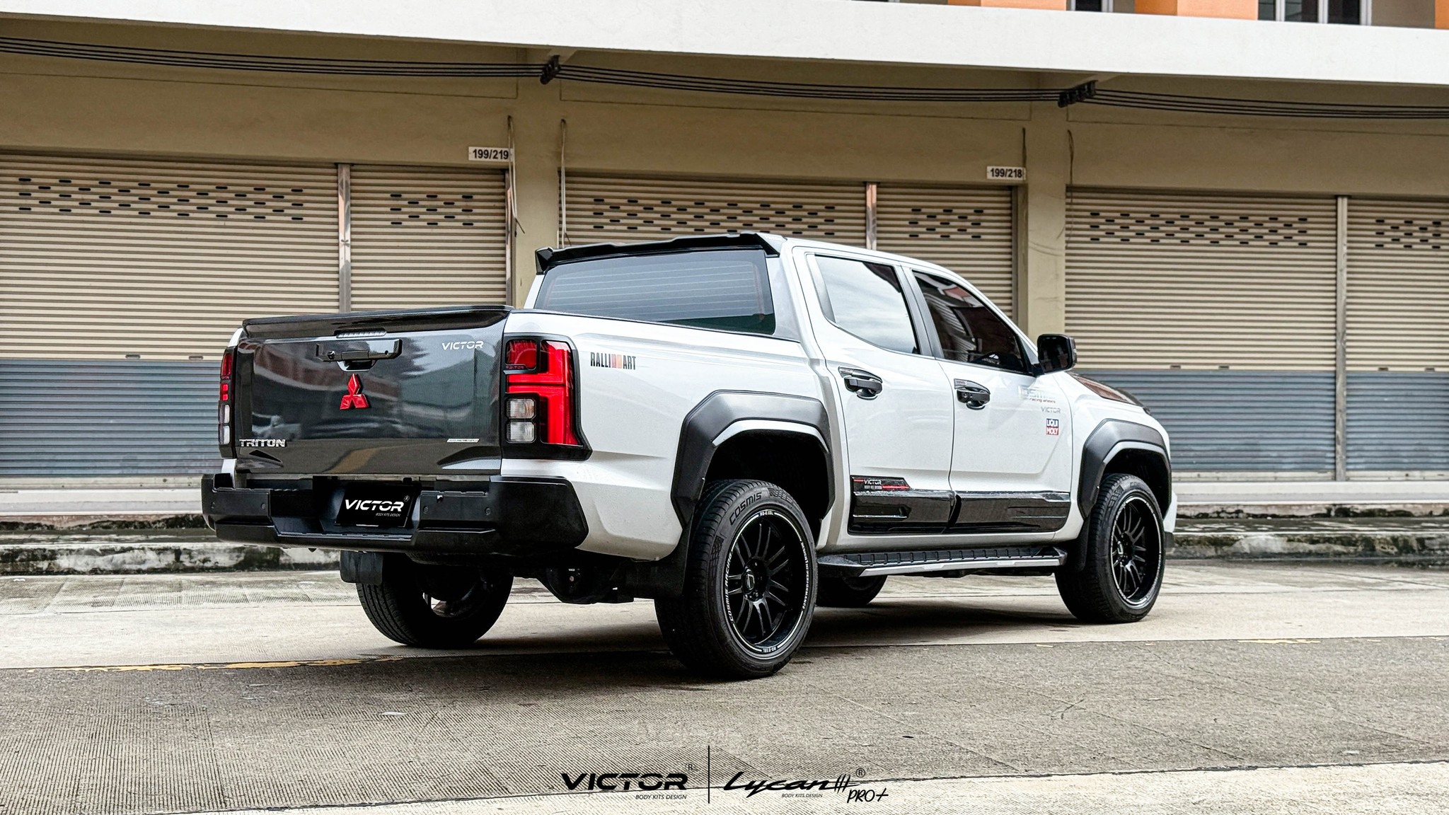 ชุดแต่ง ชุดสเกิร์ต MITSUBISHI TRIRON 2023 รุ่น VICTOR V.2