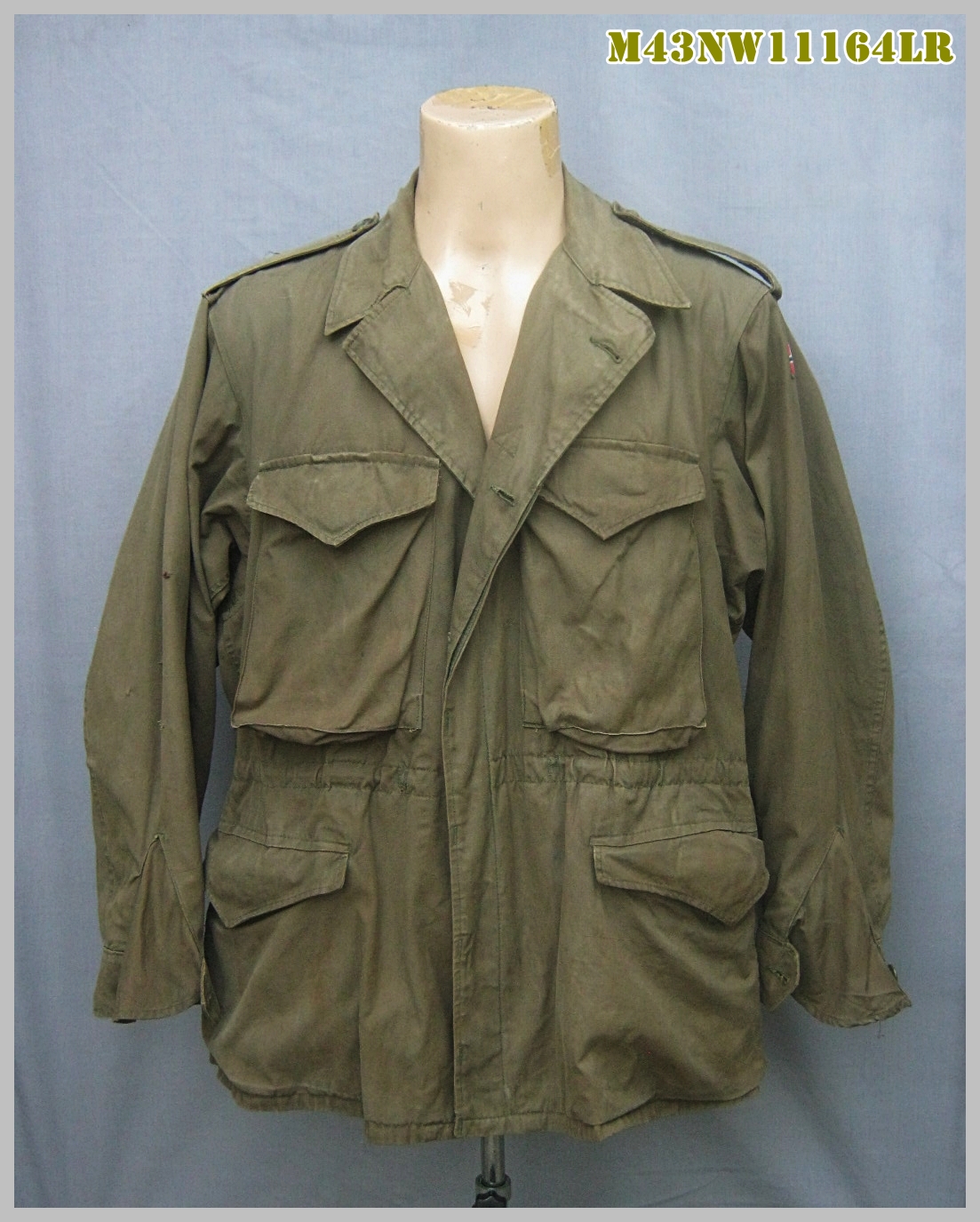 norwegian army combat field jacket 1943 LR