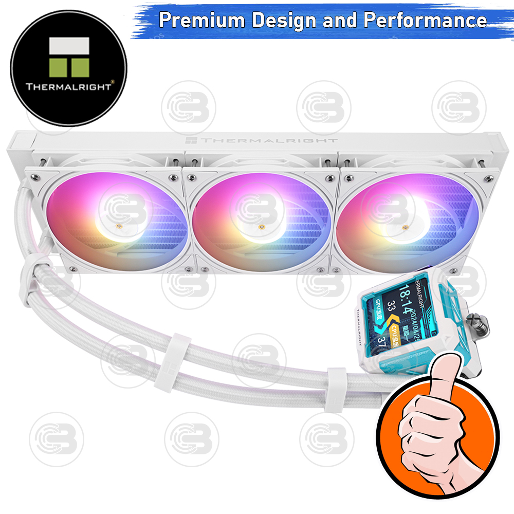 [CoolBlasterThai] Thermalright FROZEN WARFRAME PRO 360 ARGB WHITE AIO Liquid CPU Cooler (AM5/LGA1851 Ready) ประกัน 5 ปี