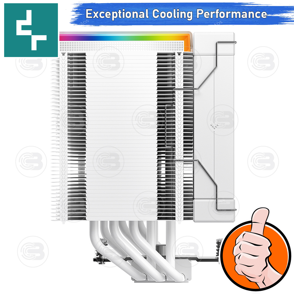 [CoolBlasterThai] DeepCool AK500 DIGITAL PRO WHITE CPU Cooler (LGA1851/AM5 Ready)