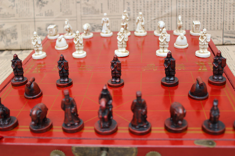 ชุดหมากรุกจีนกองทัพจีนแบบพับ L