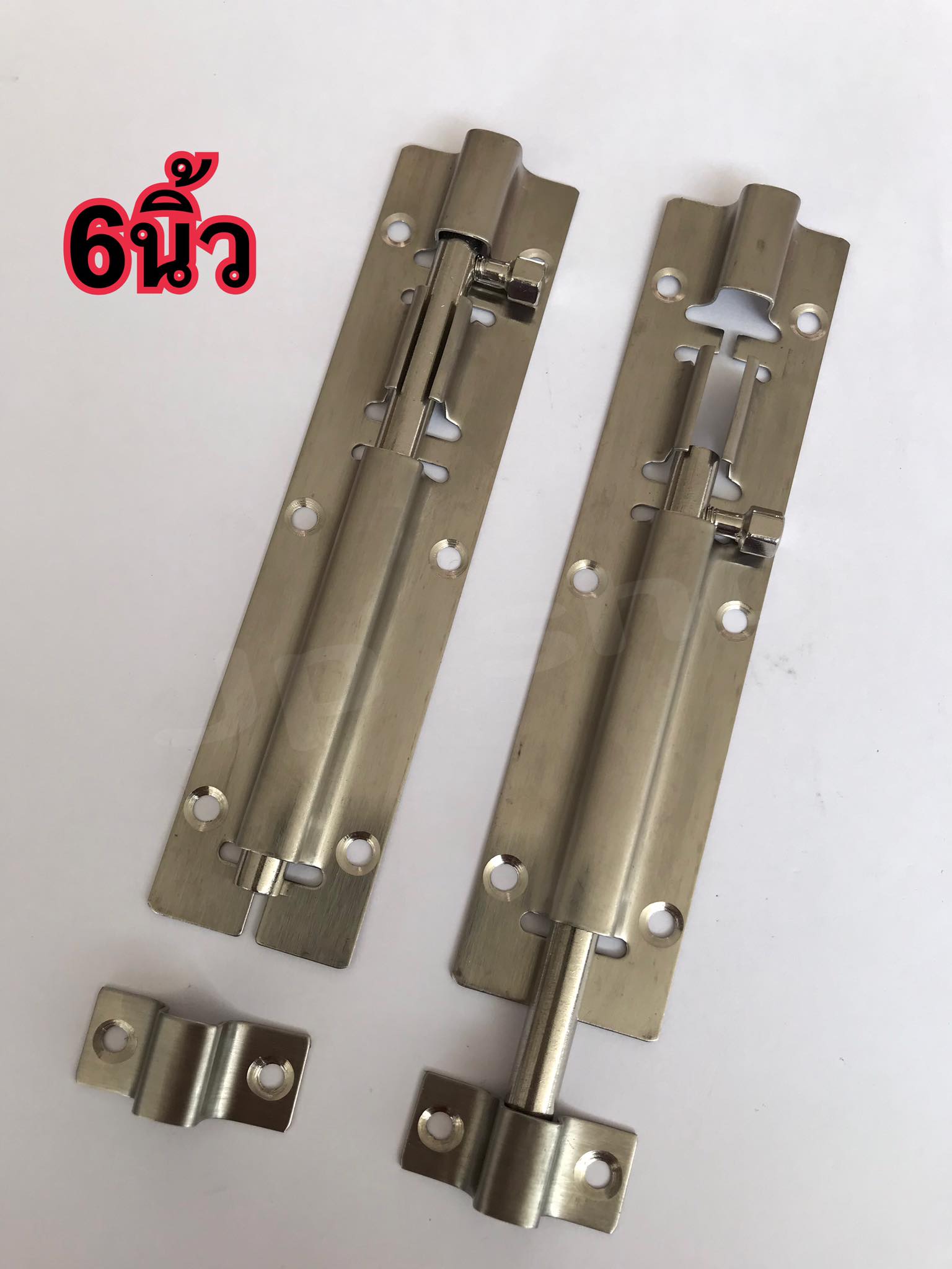 กลอนประตู กลอนสแตนเลส กลอนหน้าต่าง ขนาด6นิ้ว สแตนเลสอย่างดี ไม่เป็นสนิม #89126
