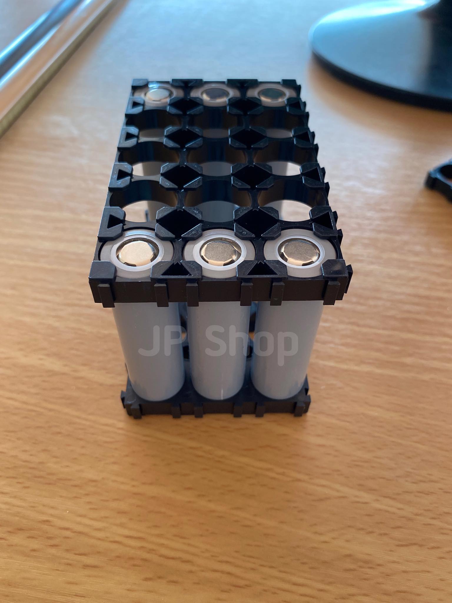 ตัวยึดแบตเตอรี่ ตัวแพ็คแบตเตอรี่ ตัวยึดแบตเตอรี่ลีเธียม18650 5*3ช่อง #Spacer Holder ตัวแพ็คถ่านสำหรับรถไฟฟ้า #1865053