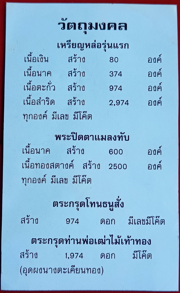 พระปิดตาแมลงทับ พ่อท่านเอียด วัดโคกแย้ม จ.พัทลุง