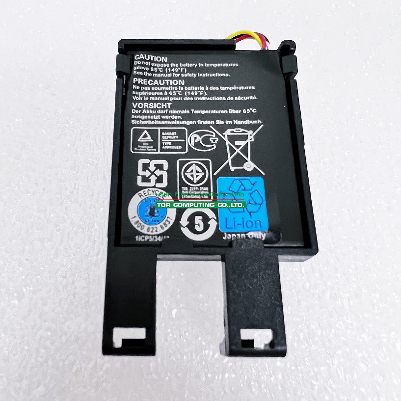 Dell 0H132V, H132V [TorCompTH Thailand] Dell 3.7V Battery for PERC H710 H730 H730P H810 H830