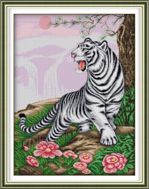 White tiger (ไม่พิมพ์/พิมพ์ลาย)