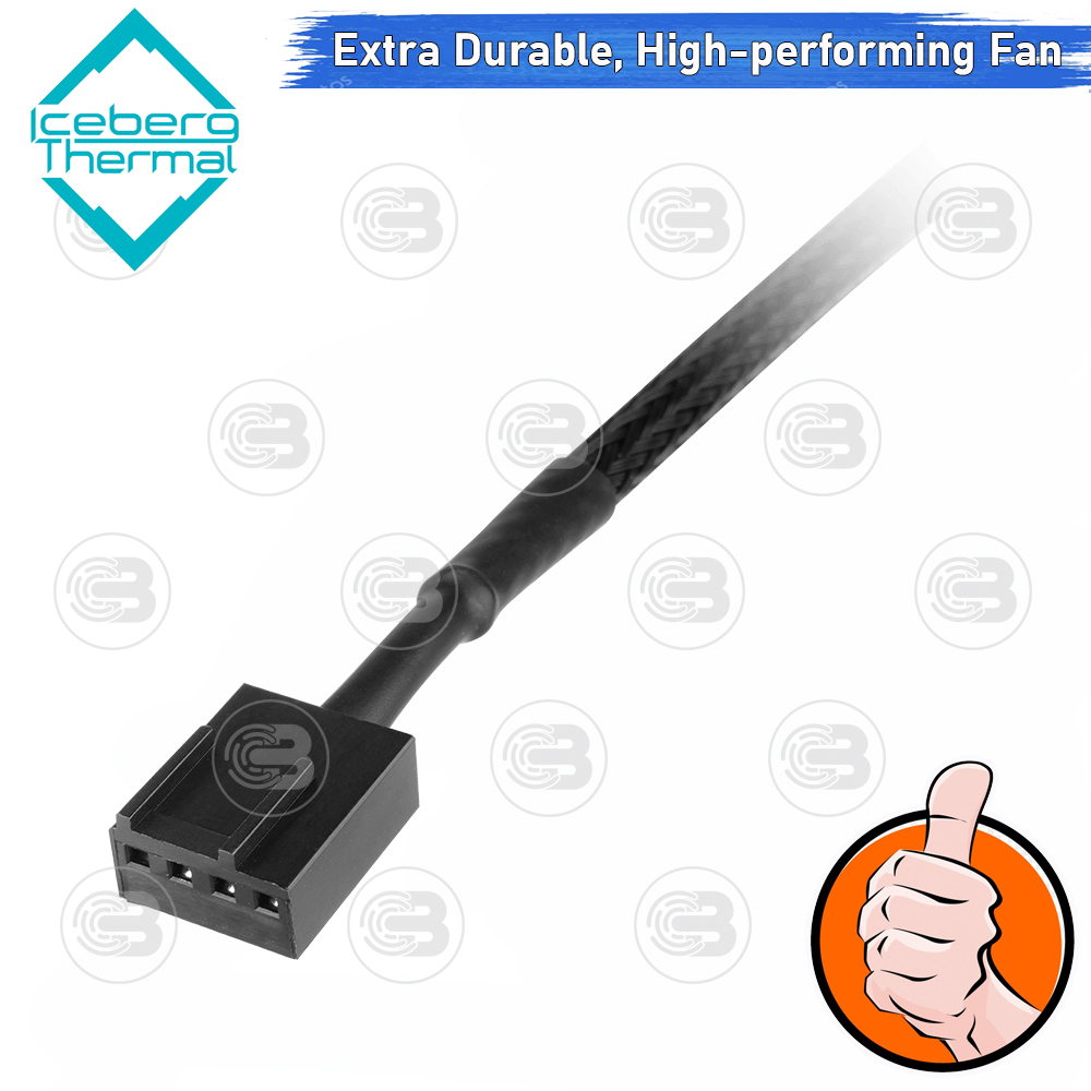 [CoolBlasterThai] Iceberg Thermal IceGALE Xtra 120 Gray Fan Case (size 120 mm.) X3 Value Pack ประกัน 6 ปี