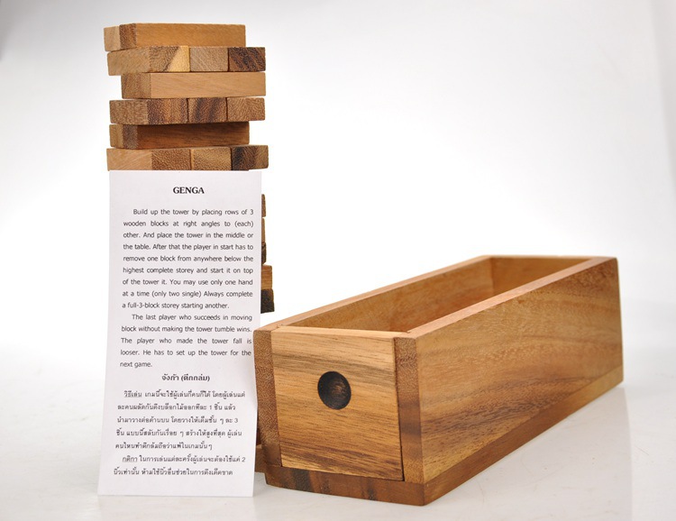 เกมตึกถล่มไม้ฉ่ำฉ่า