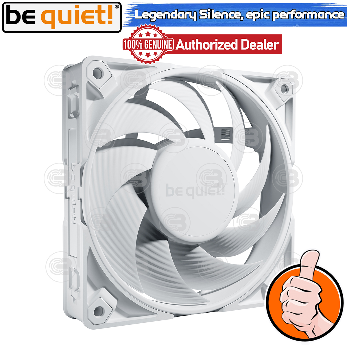 [CoolBlasterThai] Be Quiet Silent Wings Pro 4 120 PWM White PC Fan Case (BL098) ประกัน 5 ปี