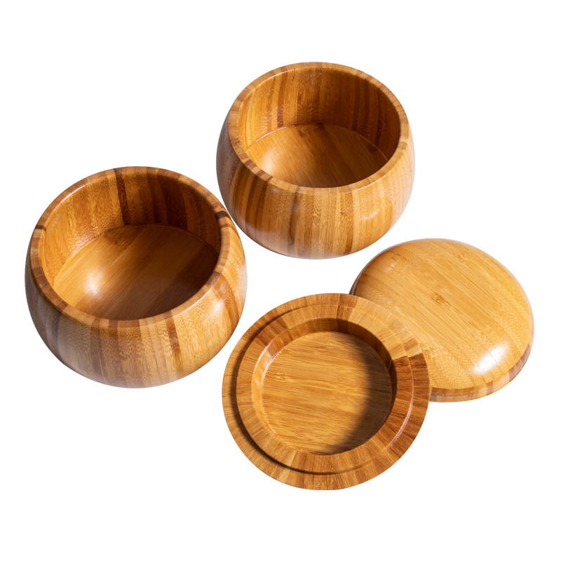 โถหมากล้อมไม้ไผ่ (2ใบ)