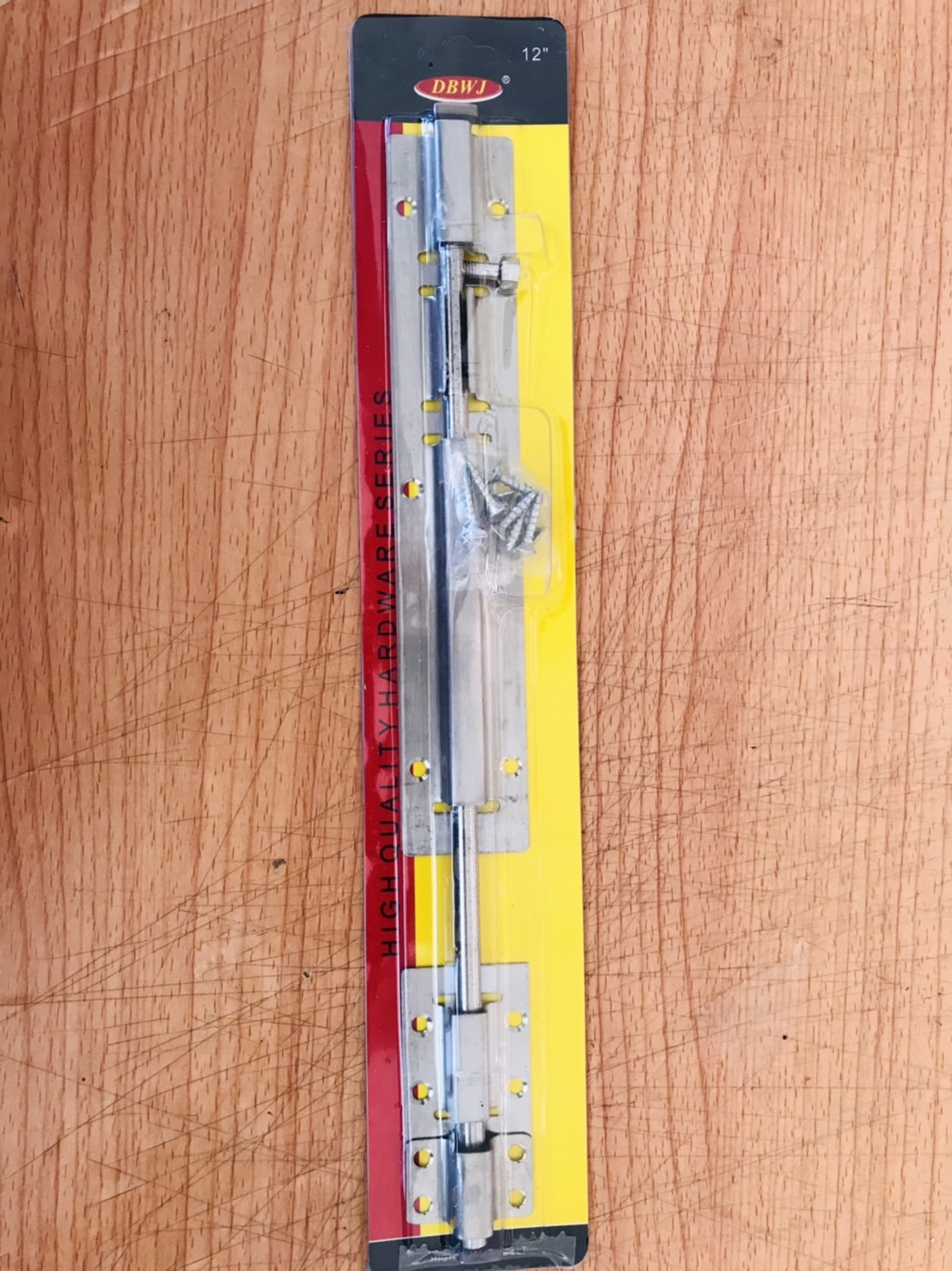 กลอนประตู กลอนสแตนเลส ขนาด 12 นิ้ว #89129