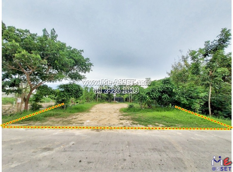 ขายที่ดินถมแล้ว ย่าน วัดมะเกลือ บางแก้วฟ้า คลองโยง ห้วยพลู ลานตากฟ้า : ใกล้คาเฟ่แมว Play With Cat Cafe : 168 ตร.วา