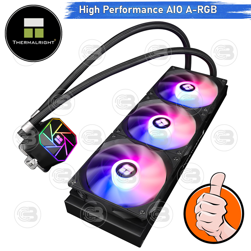 [CoolBlasterThai] Thermalright Aqua Elite 360 V3 ARGB BLACK AIO Liquid CPU Cooler (AM5/LGA1851 Ready) ประกัน 3 ปี