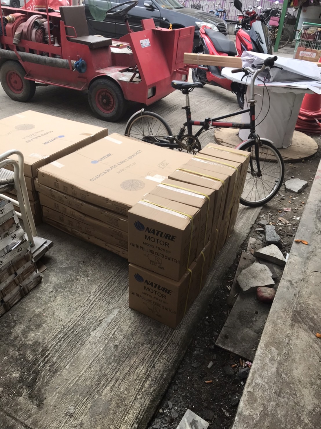 พัดลมใบดำ, FRESH KOOL,Nature, FB-75 30 นิ้ว