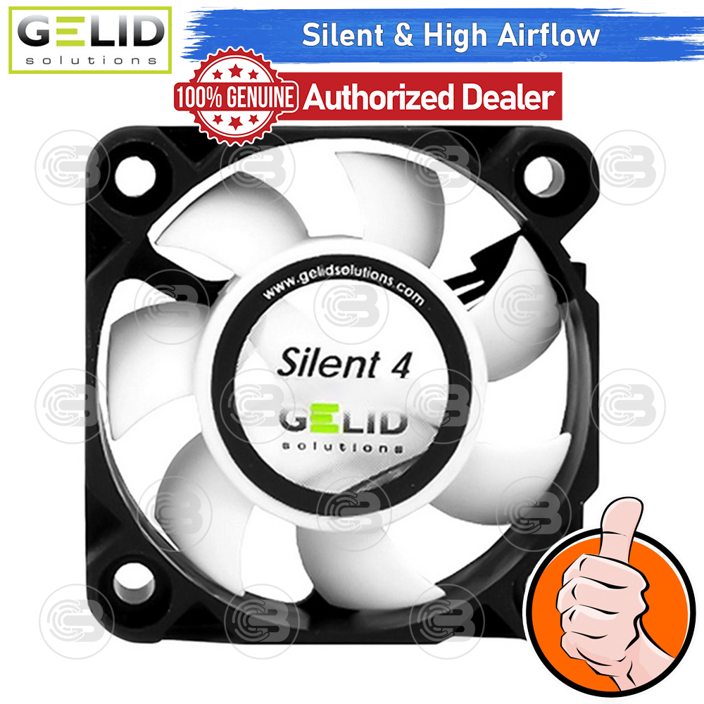 [CoolBlasterThai] GELID Silent 4 PC Fan Case size 40 mm. ประกัน 3 ปี (FN-SX04-42)
