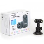 กล้องติดหน้ารถ Dual LED night vision * 180-degree flip lens