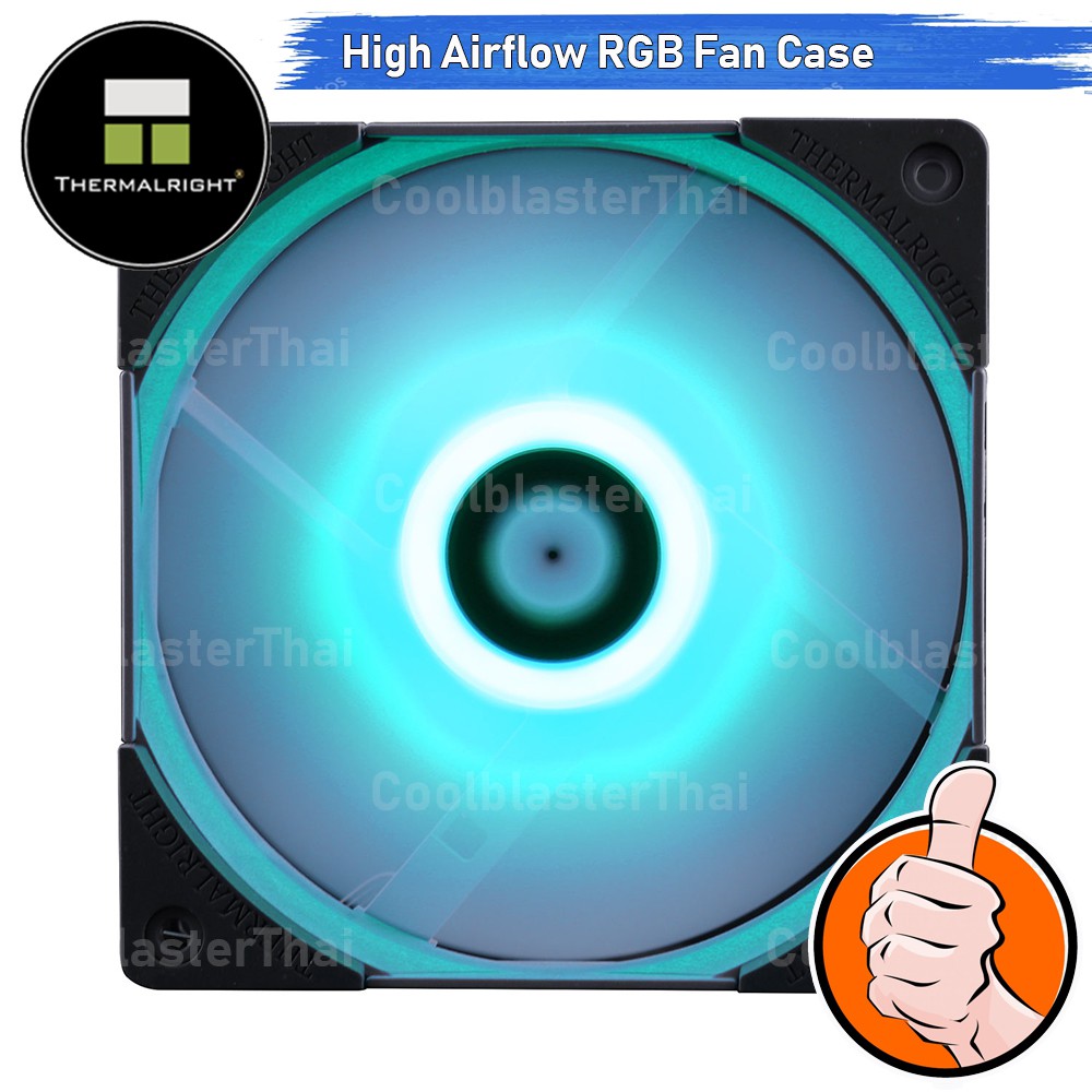 [CoolBlasterThai] THERMALRIGHT TL-R12 (3 PCS)12CM (120mm) High Performance RGB Fan Case ประกัน 3 ปี