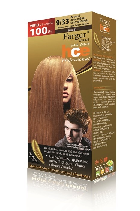 แท้พร้อมส่ง○ Farger hce professional (Golden) ฟาร์เกอร์ ยาย้อมผม ฟาร์เกอร์ ครีมเปลี่ยนสีผม 100 มล.