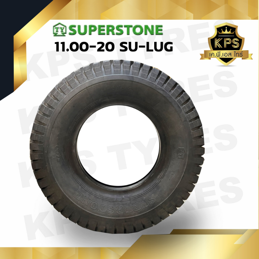 11.00-20 16PR ยี่ห้อ SUPERSTONE รุ่น U-LUG ยางรถบรรทุกผ้าใบ
