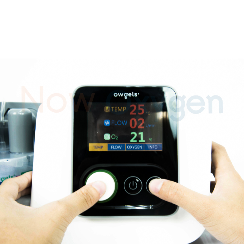 เครื่องควบคุมออกซิเจนอัตราการไหลสูง (High Flow) Owgels รุ่น OGM-70E ประกันศูนย์ไทย 2 ปี