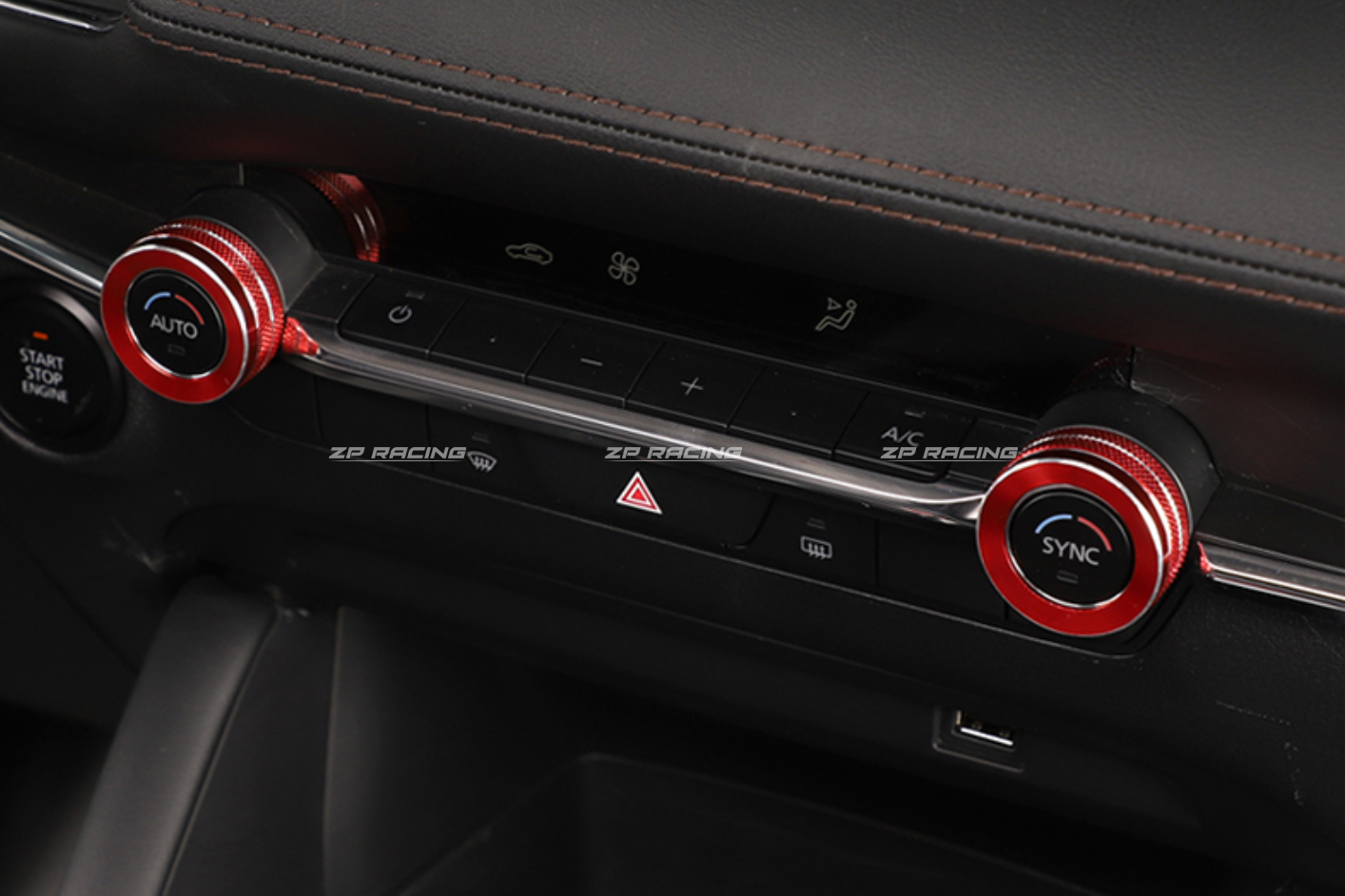 ครอบปุ่มแอร์ Mazda 3 '2020