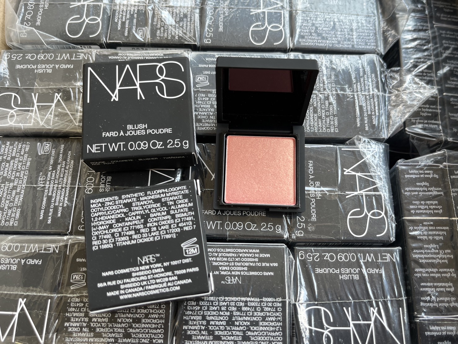 บลัชออน NARS Blush ขนาดทดลอง 2.5g. สี Orgasm ขนาดทดลอง ของแท้