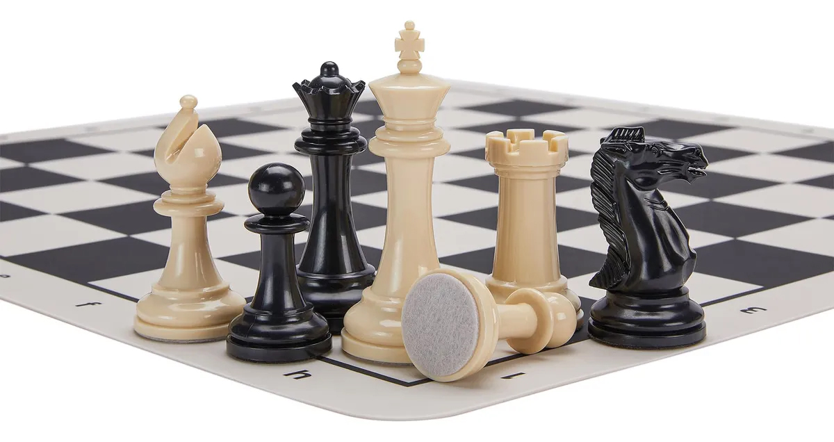 3 1/2" Staunton Series Plastic Chess Pieces ตัวหมากรุกสากลสตอนตัน