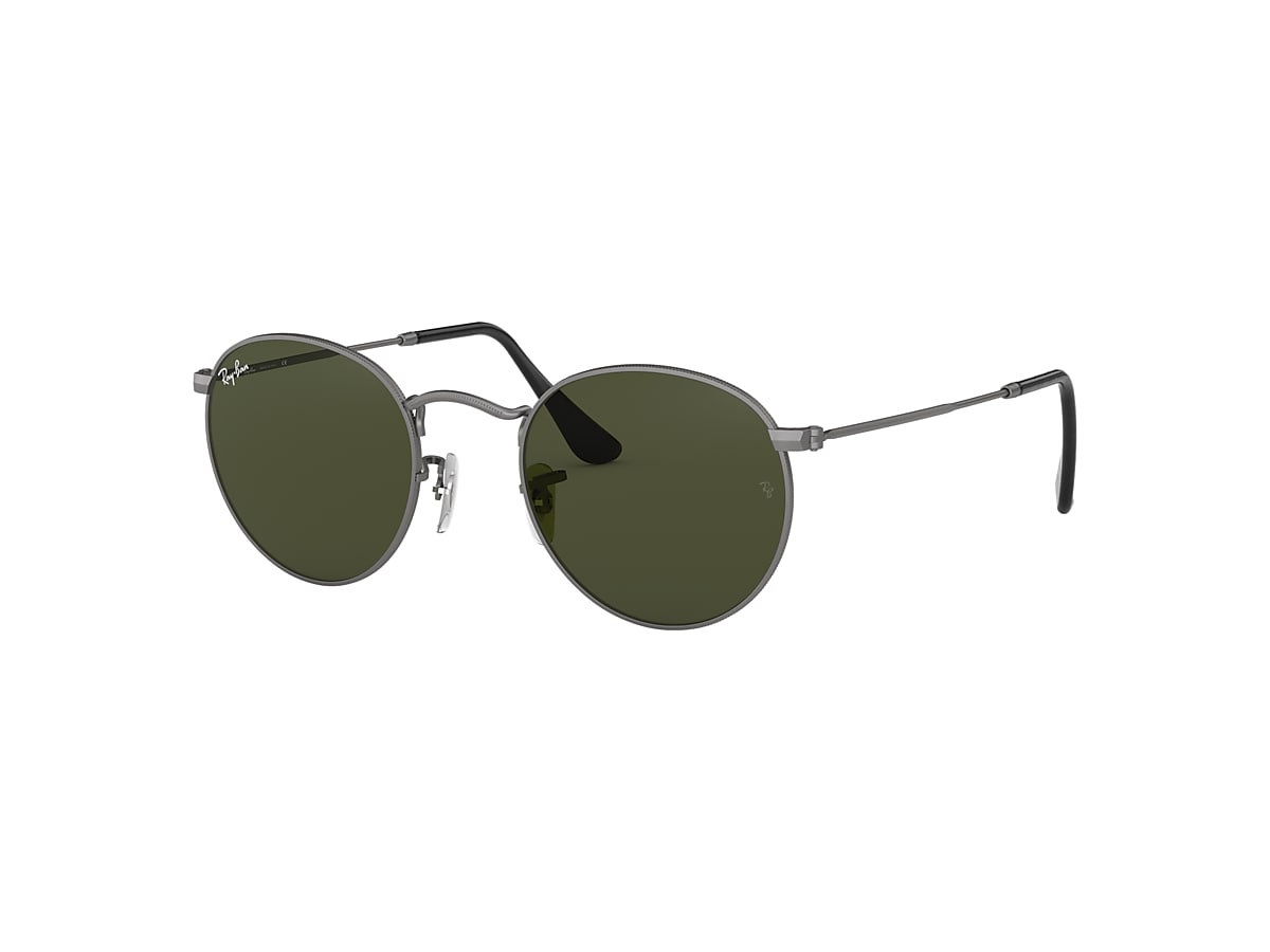 แว่นกันแดด RayBan RB3447 029 Size 53 MM. ROUND METAL