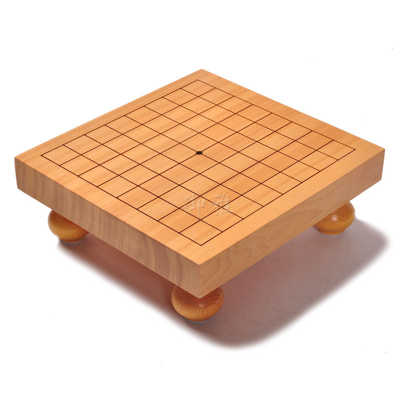 กระดานหมากล้อมไม้Torreya9เส้น(ขากลม)