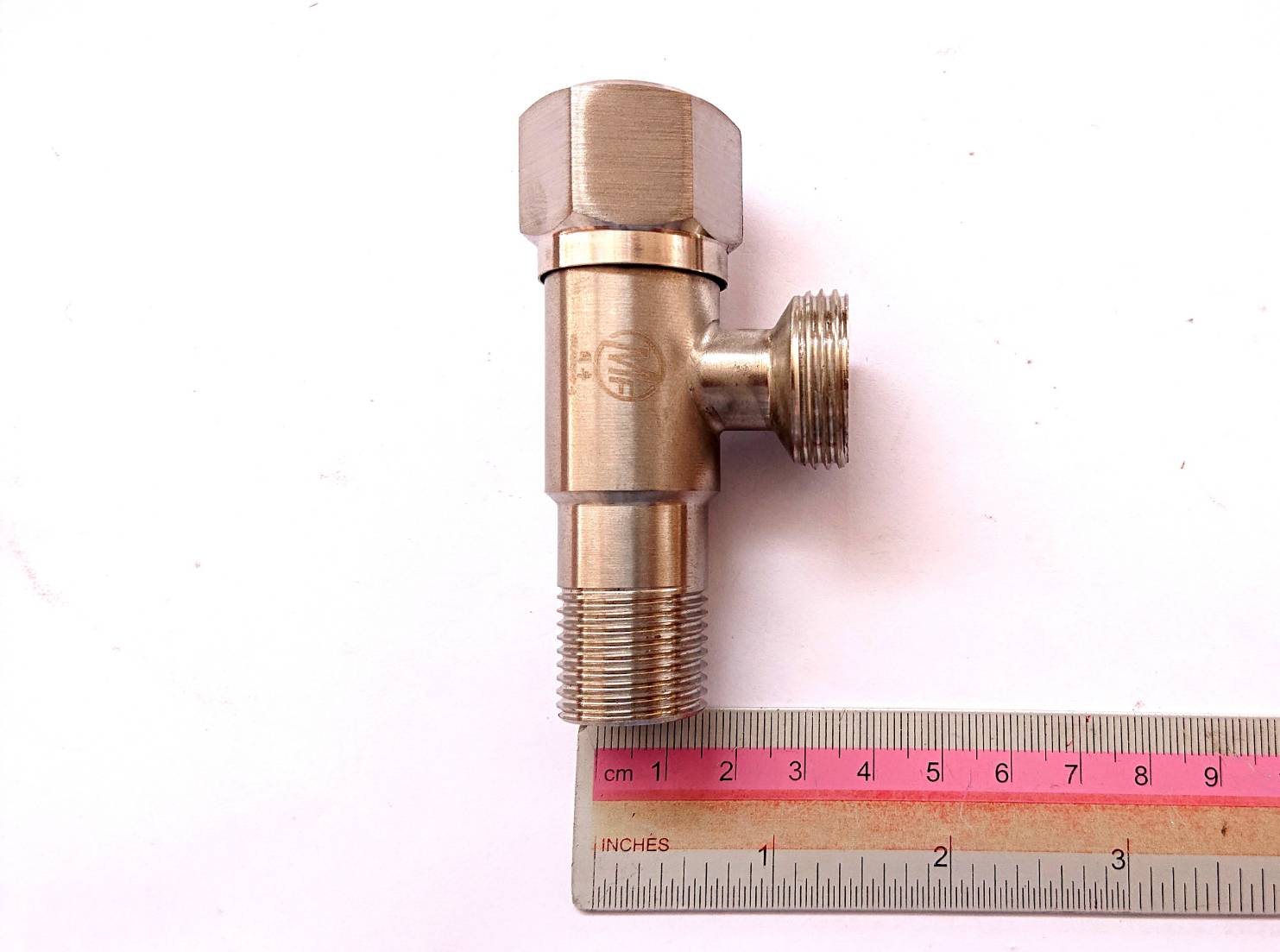 วาล์วฝักบัว 4หุน ฝังกำแพง สต๊อปวาล์ว วาล์วเปิด-ปิดน้ำ ก๊อกน้ำสแตนเลส SUS 304