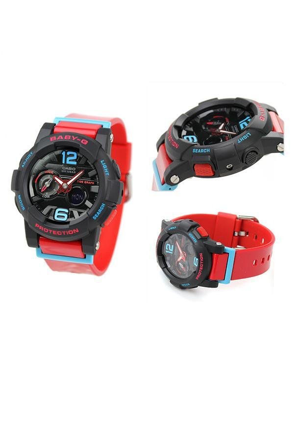 Casio Baby-G standard นาฬิกาข้อมือ สายเรซิิ่น รุ่น BGA-180-4BDR