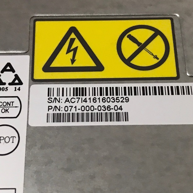 EMC 071-000-036-04 [TorCompTH - ขาย จำหน่าย ราคา] EMC 1050W VNX2 Power Supply for VNX5200/VNX5400