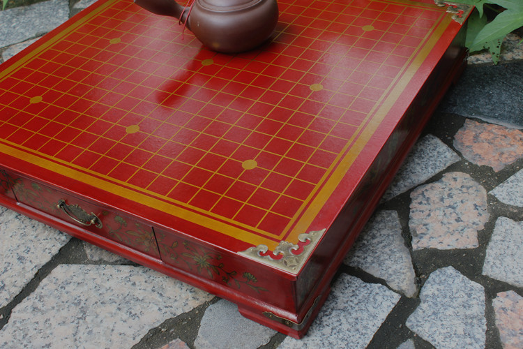 ชุดหมากล้อมไม้ลายจีน