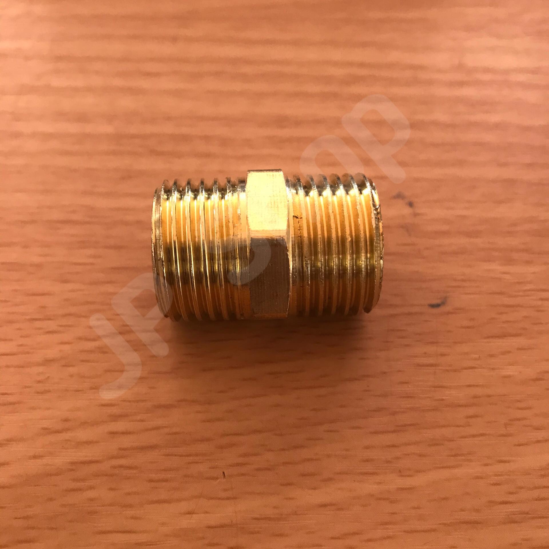 ต่อตรงนิปเปิ้ลทองเหลือง ขนาด 4 หุน ข้อต่อ ต่อตรง นิปเปิ้ล ทองเหลือง ขนาด 4 หุน #0254