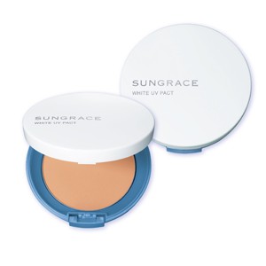 แท้พร้อมส่ง‣ SUNGRACE White UV Pact ไวท์ ยูวี แพค N SPF18 / PA++ 12g แป้งพัฟกันน้ำสูตรผสมรองพื้น ซันเกรส