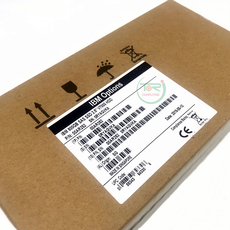 NEW, IBM 00AR252 / 00AR308 / 00AR444 / 2076-3516 [TorCompTH Thailand - ขาย จำหน่าย ราคา] IBM 800GB 2.5IN SSD for IBM 2076-124/224 V7000 Gen1