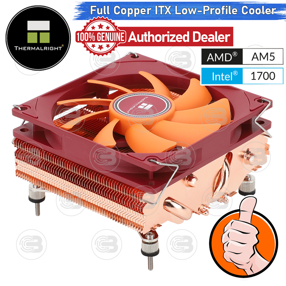 [CoolBlasterThai] Thermalright AXP90 X47 Full Copper Low-Profile CPU Cooler with 4 Heatpipes (AM5/LGA1851 Ready) ประกัน 6 ปี