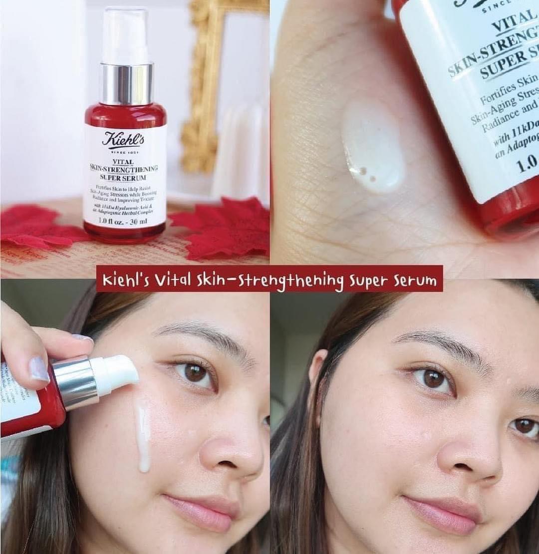 Kiehl's Vital Skin-Strengthening Super Serum 30ml. เซรั่มเนื้อบางเบา