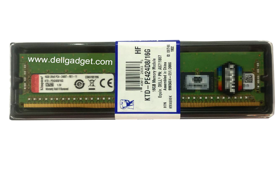 แรม Server Dell 16GB DDR4 2400MHz Dell R430 R530 R630 R730 R730xd R830 R930 T430 T630 Ram Server Dell R2x8 16GB RAM Server 16GB ราคา พิเศษ