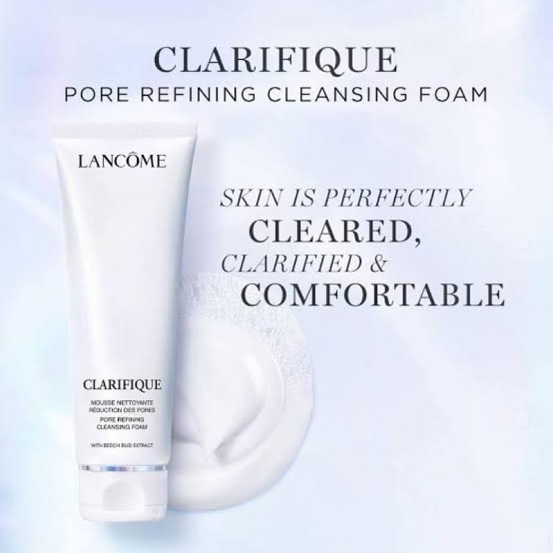 Lancome Clarifique Pore Refining Cleansing Foam 125ml. โฟมล้างหน้า (1หลอด)