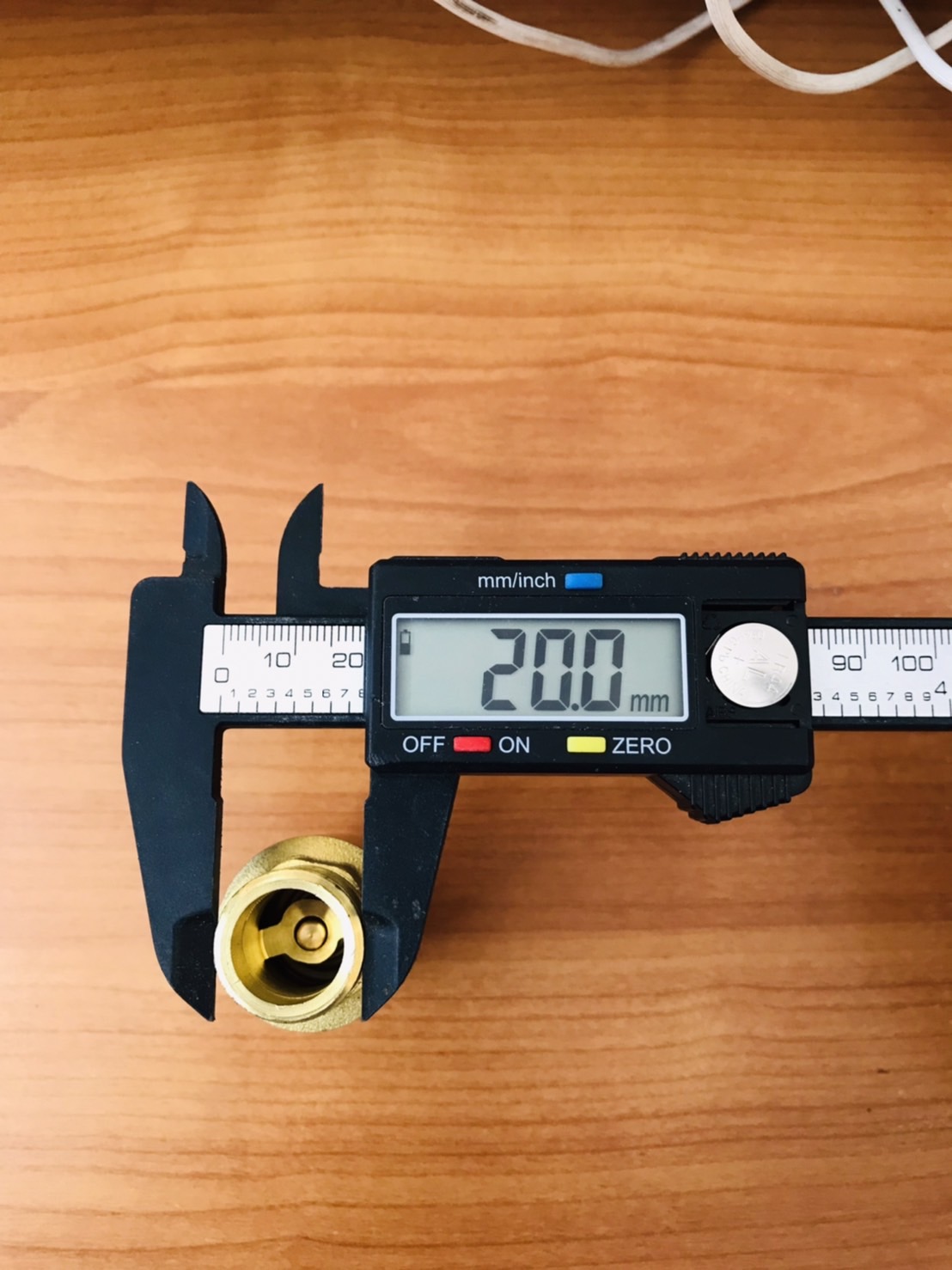 เช็ควาล์วทองเหลือง ขนาด 1/2 นิ้ว เกลียวนอก-นอก ( Brass Check Valve 1/2 inch Male-Male Thread ) #0007