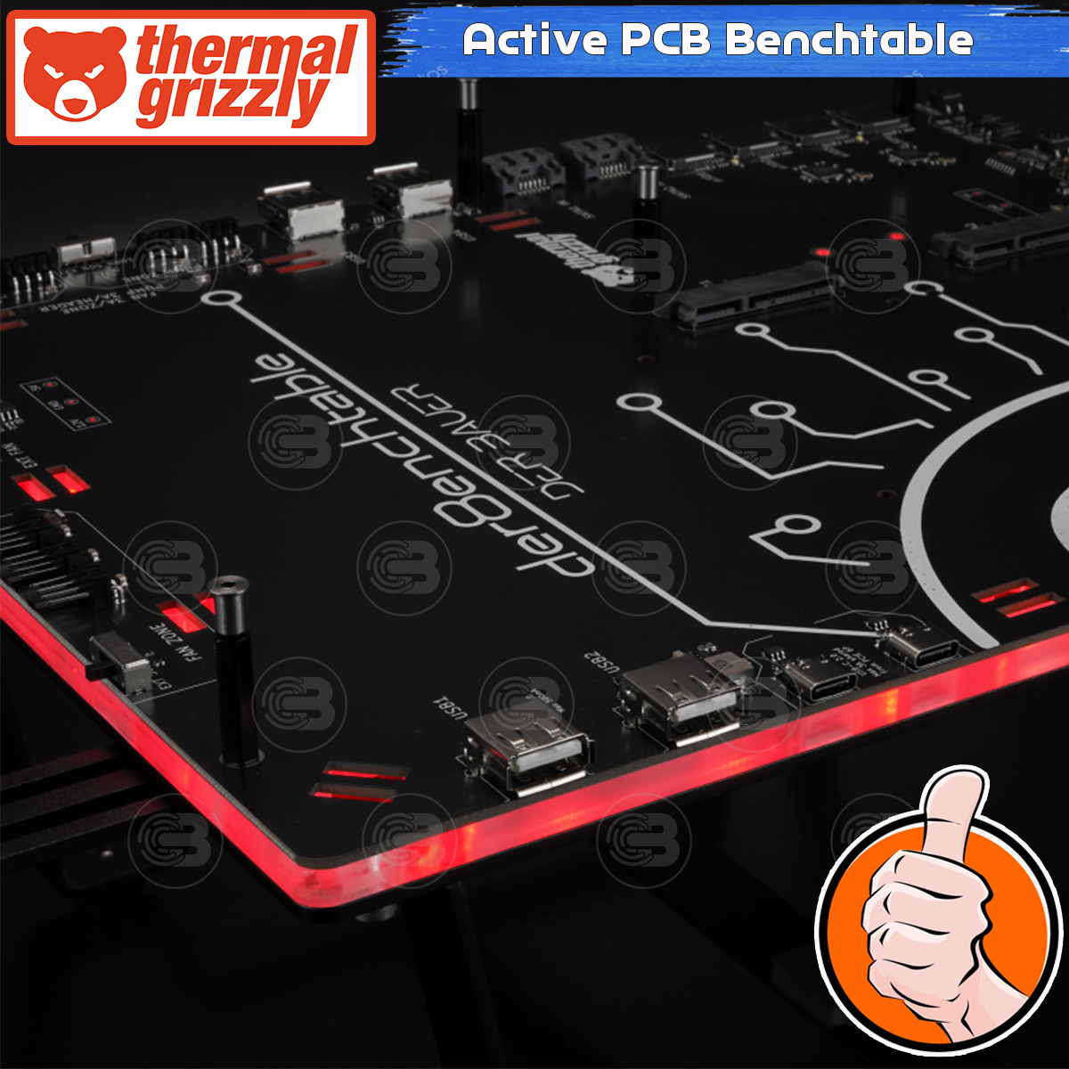 [CoolBlasterThai] Thermal Grizzly Der8enchtable Active PCB Benchtable