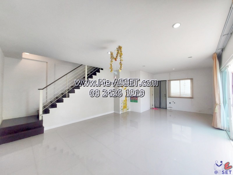 ขายถูกทาวน์โฮม หลังมุมต้นโครงการ ย่าน ซอยวัดท่าเกวียน เลียบคลองพระอุดม คลองบางไผ่ วัดทองสะอาด ลาดหลุมแก้ว : ม.บ้านสวนธนาการ์เด้น : 2 ชั้น 43.4 ตร.วา