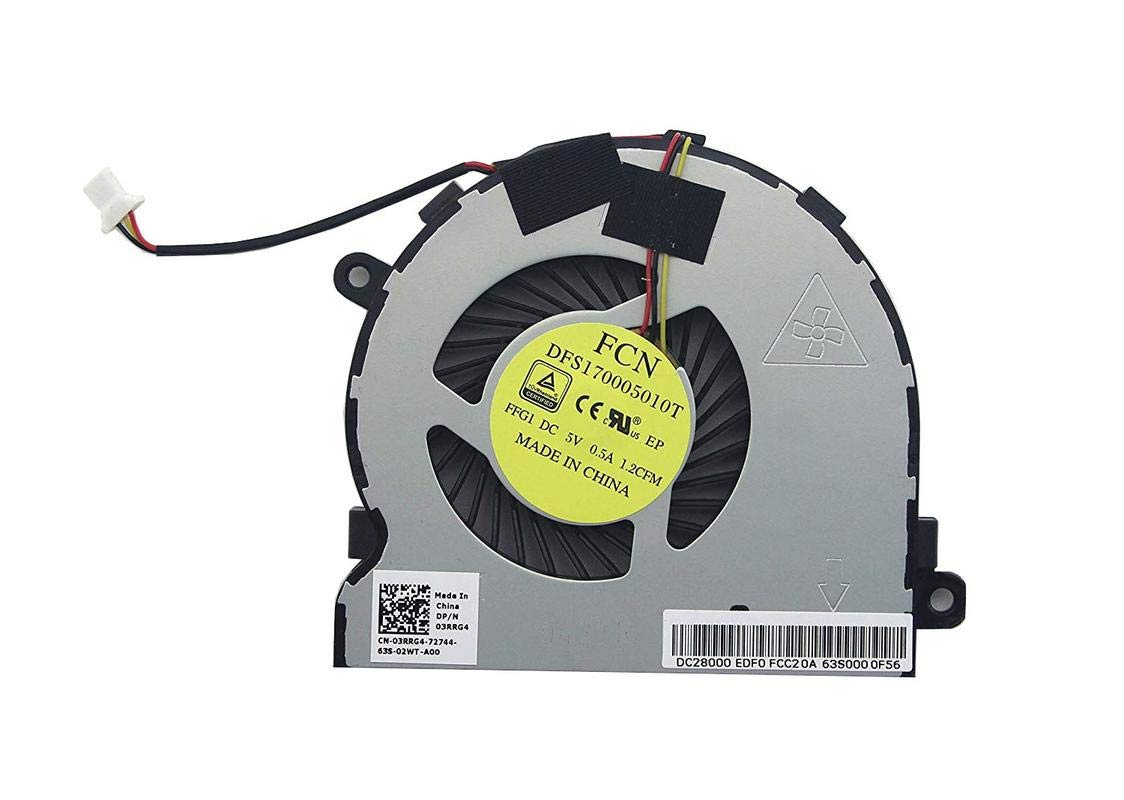 พัดลม CPU Dell Inspiron 5547, พัดลม ซีพียู Dell Inspiron 3RRG4 ของแท้รับประกันศูนย์ Dell Thailand On-site Service