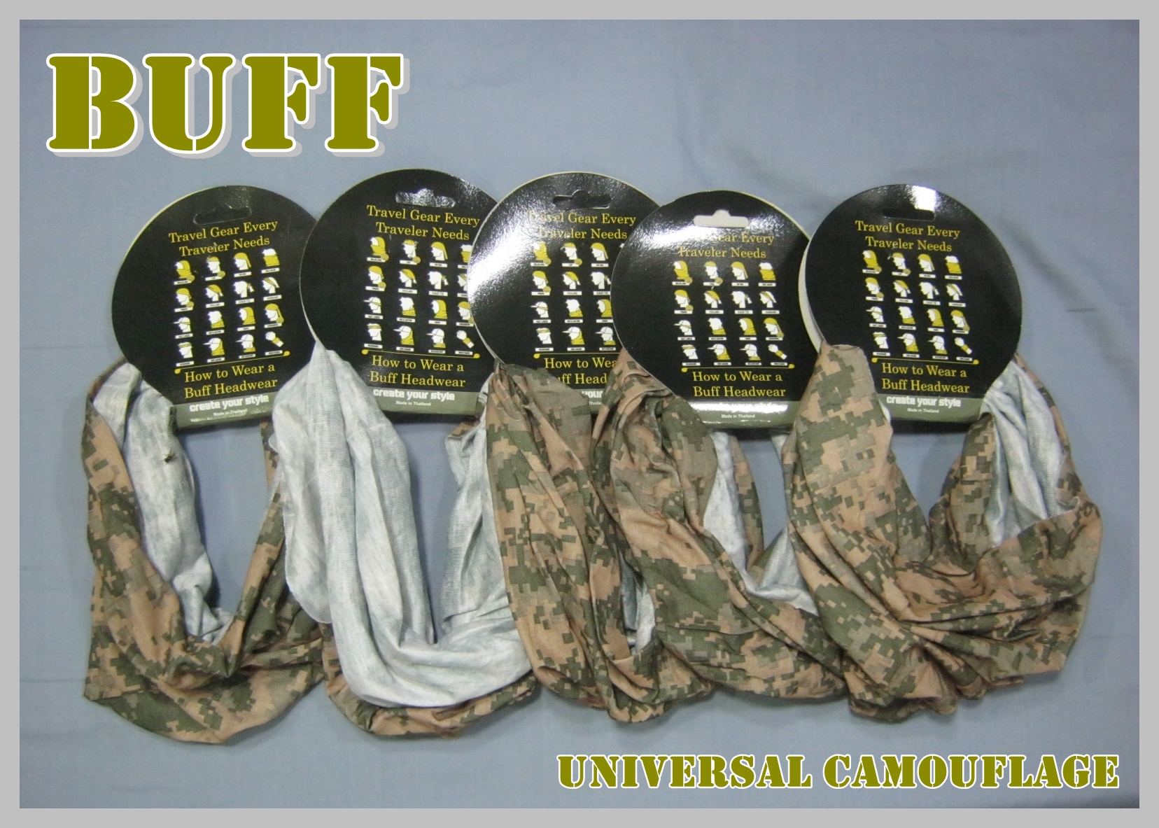 ขายแล้ว ผ้าบัฟ เอนกประสงค์ ลาย ACU