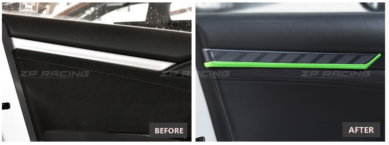 คิ้วแผงประตูด้านใน Type R 8 ชิ้น CIVIC 2016-2022